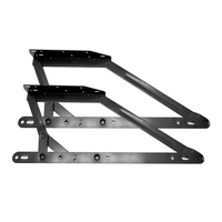 Charnière pliante en fer pour cadre de meuble, mécanisme de levage pour canapé-lit escamotable, charnière de rangement réglable pour canapé-lit