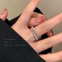 แหวนเรียงซ้อนอัลลอยรูปหัวกะโหลกมังกรแหวนเปิดสไตล์เกาหลีแบบอินเลย์เครื่องประดับแฟชั่นฮิปฮอปสำหรับผู้ชาย - Product Image 1