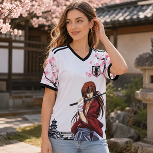 Camiseta de Fútbol de Secado Rápido para Hombre, Diseño 3D del Equipo de Japón, Cuello en V, Manga Corta, Uniforme Deportivo de Entrenamiento, Personalizable al por Mayor - Product Image 2