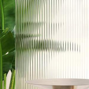 Vidrio Decorativo Transparente con Bajo Contenido <span class=keywords><strong>de</strong></span> Hierro para Decoración <span class=keywords><strong>de</strong></span> Interiores <span class=keywords><strong>de</strong></span> Edificios, Moru/Nashiji/Mistlite/Optimax/Flutelite - Product Image 1