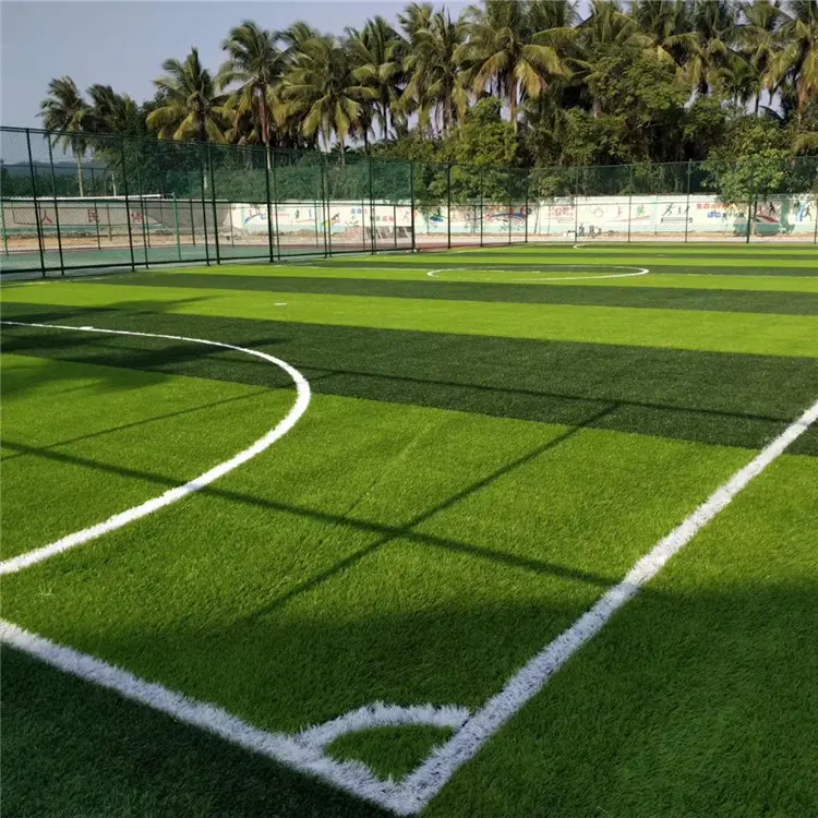 UNI Rumput Sepak Bola Plastik Kepadatan Tinggi Tanpa Karet Tidak Memasukkan Rumput untuk Lapangan Sepak Bola