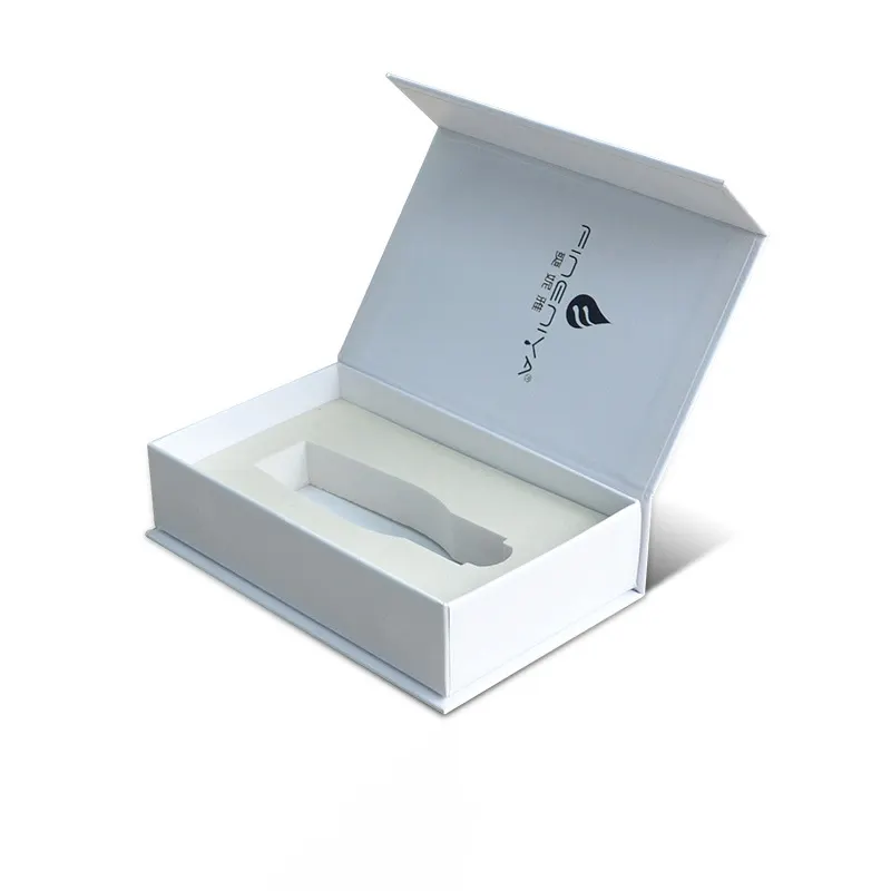 Fabrik benutzer definierte Luxus Flip-Top-Karton Magnetische Geschenk box Verpackung mit EVA Foam Insert
