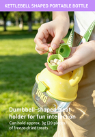 Bouteille d'eau de voyage pour animaux de compagnie sans BPA, anti-fuite, pour chien et chat, pour la marche en extérieur, la randonnée, logo personnalisé, vente en gros