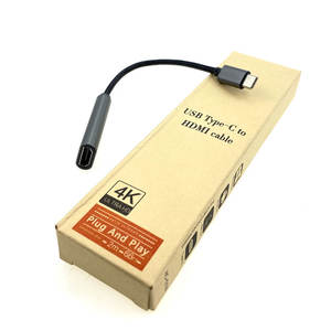 Ugreen — câble <span class=keywords><strong>USB</strong></span> type-c <span class=keywords><strong>vers</strong></span> <span class=keywords><strong>HDMI</strong></span> Ultra HD de 19cm, avec prise en charge tressé, câble adaptateur 4K x 2K - Product Image 5