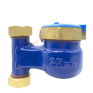 Magnesium Digital Vertical Water Meter 15mm Iron Copper Shell Threaded Connection Household Use - Product Image 4