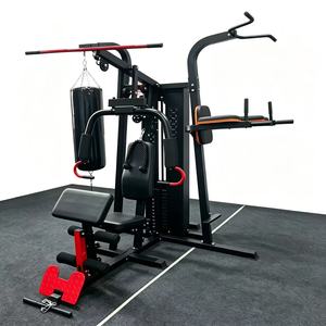 Équipement de fitness à domicile directement du fabricant : Multi-<span class=keywords><strong>gym</strong></span> 3 stations en acier et machines d'entraînement fonctionnel avec mise en valeur des <span class=keywords><strong>bras</strong></span> - Product Image 1