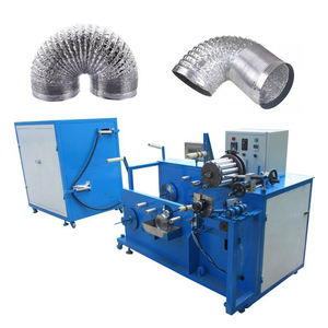 Hvac Auto Sheet Metal Plate Round air Duct <b>Pipe</b> <b>Tube</b> Ventilation Equipment Rotary Roll Bead <b>Bending</b> Roller <b>Machine</b> - Product Image 2