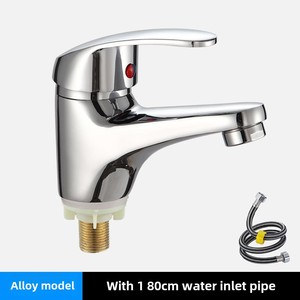 Robinet de <span class=keywords><strong>lavabo</strong></span> en cuivre robinet d'eau froide unique pour <span class=keywords><strong>lavabo</strong></span> de toilette de salle de bain avec ensemble de pommeau de douche de toilette - Product Image 5