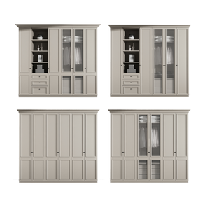 木製ワードローブクローゼットベッドルームキャビンMdf Almirah - Product Image 6