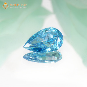 เพชรทรงลูกแพร์ CVD ผลิตในห้องปฏิบัติการ น้ำหนัก 1.51 กะรัต สีฟ้าเข้มแฟนซี VS1 จากกวางซี พร้อมใบรับรอง IGI Goldleaf สำหรับทำเครื่องประดับ - Product Image 3