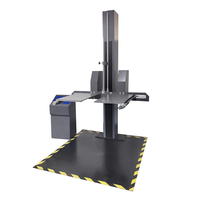 Industrial Double Arm Drop Testing Machine Electric 400-1500mm Height Adjustable LED Display Packaging Box Drop Impact Tester