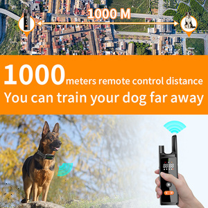 Ein-zu-Zwei-Farbbildschirm Ferngesteuerter Hundetrainer Bellkontrolle Drei Trainingsmodi Gleichzeitiges <span class=keywords><strong>Training</strong></span> für Mehrere Hunde 1000m - Product Image 2