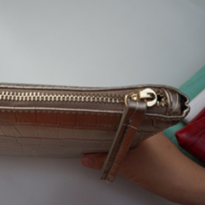 Borsa <span class=keywords><strong>Clutch</strong></span> in Pelle Sintetica Effetto Coccodrillo con Logo Personalizzato, Elegante <span class=keywords><strong>Pochette</strong></span> da Donna con Stampa Coccodrillo - Product Image 5