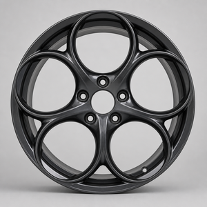 Nouvelle jante de voiture LM en alliage d'aluminium forgé à 5 branches, finition Gunmetal brillant, concave profond, logo personnalisé, 18-22 pouces - Product Image 3