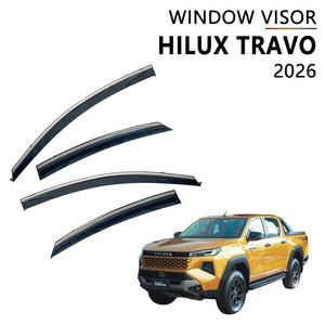Pare-soleil pour <span class=keywords><strong>Toyota</strong></span> <span class=keywords><strong>Hilux</strong></span> Travo 2025 – <span class=keywords><strong>D</strong></span>éflecteur de fenêtre en PC incassable injecté - Product Image 1