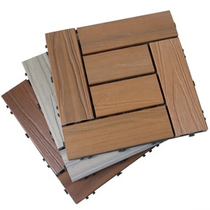 Giá bán buôn <span class=keywords><strong>WPC</strong></span> gỗ composite decking gạch <span class=keywords><strong>Interlock</strong></span> 300 mét Snap trong sàn cho bên ngoài - Product Image 1