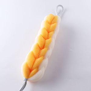 Long Strip Rubbing Bath Towel Back Pull Bath Strip Anti-scatter Bath Flower Bubble Net Mesh <b>Shower</b> Flower Holiday Gift - Product Image 3