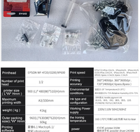Transfert thermique de l'imprimante A3 DTF pour imprimante XP600 dtf pour imprimante epson l805 direct to film