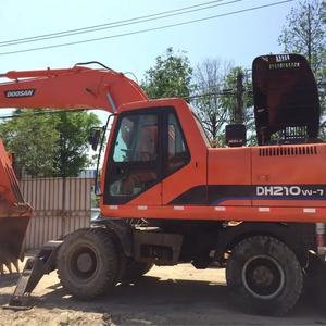 รถขุดดินมือสอง Doosan DH210W-7 รถขุดไฮดรอลิกแบบล้อ Doosan DH210W-7 ลดราคา - Product Image 1