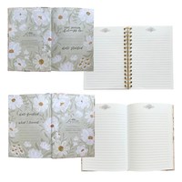 Carnet de prière personnalisé avec impression florale, carnet de planification biblique