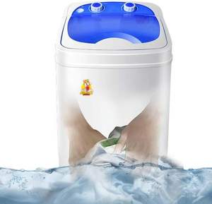 Wholesale <b>Portable</b> Mini Home <b>Washing</b> Drying <b>Machine</b> Luxury Style with Spin Dryer Eco-Friendly Round Made Plastic for Bathroom - Product Image 6