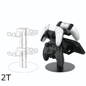 Soporte para <span class=keywords><strong>auriculares</strong></span> y controles de videojuegos para <span class=keywords><strong>PS5</strong></span>/Switch/Xbox, estante de almacenamiento para controles. - Product Image 6