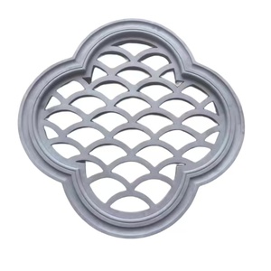Ancien style chinois rétro GRC ciment seuil <span class=keywords><strong>de</strong></span> fenêtre architrave mur d'écran <span class=keywords><strong>de</strong></span> fenêtre <span class=keywords><strong>treillis</strong></span> <span class=keywords><strong>de</strong></span> ciment fenêtre - Product Image 4