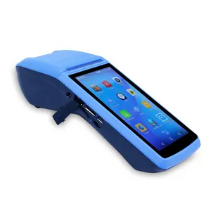 Impresora térmica móvil Android 3G, Terminal POS, 58mm, Compatible con GPRS/pantalla táctil/escáner
