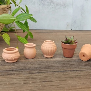 Mini pot à cactus en terre cuite avec trou de drainage, pots à succulentes en argile pour plantes d'intérieur et d'extérieur, pour une utilisation en jardin comme pot à fleurs - Product Image 3