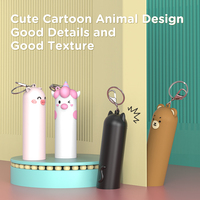 Dessin animé mignon chat noir 4800mAh PowerBank Mini voyage Usb C chargeur rapide Portable porte-clés batterie externe