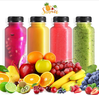 Prix d'usine 100ml/250ml/330ml/500ml Bouteille en plastique PET transparente vide pour jus de lait Logo personnalisé Bouteille de boisson pour enfant