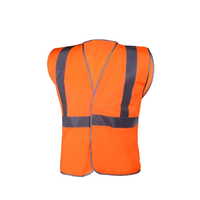 Gilet de sécurité respirant à manches courtes et haute visibilité en polyester Offre Spéciale
