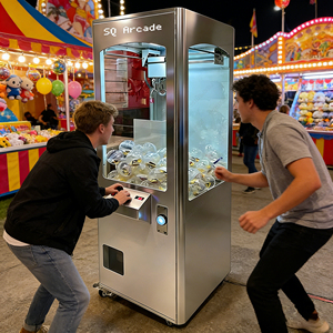 Mini machine à griffes d'arcade personnalisable, de style métallique, avec logo, pour la location en magasin de beauté, pour jouets et peluches, à monnayeur - Product Image 4
