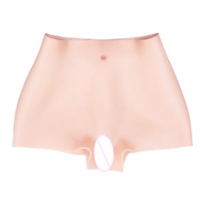 Venta al por mayor <span class=keywords><strong>Pussy</strong></span> Pant Ladyboy silicona 1,9 pulgadas gran culo glúteos cadera acolchado glúteos y caderas silicona falso Vagina cadera bragas - Product Image 4