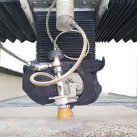 Cabezal de Corte Dinámico para Máquina de Corte por Chorro de Agua, Fabricación de Piezas para Chorro de Agua, Eje AB Pequeño, 5 Ejes, 30, 1 Pieza, Controlador CNC 1000 YH