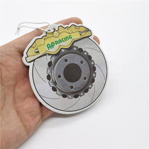 Última Venta caliente Car Racing Driver Wheel Hub Amortiguador Disco de freno Modificación Cultura Espejo retrovisor Fragancia Colgante - Product Image 4
