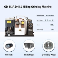 Affûteuse portable GD-313A pour fraises en carbure, machine de rectification facile à utiliser, vente directe usine, 3-13MM
