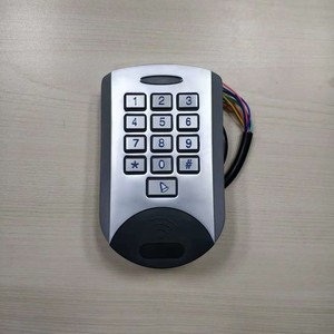 Clavier de contrôle d'accès métallique étanche IP68, 12V 24V, capacité 2000 utilisateurs, sortie Wiegand, pour serrure de porte d'appartement, d'école ou de bureau - Product Image 5