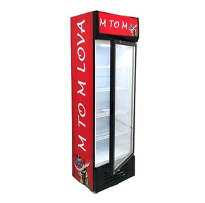 Hot Bán Thương Mại Mini Tủ Đông Ice Cream Hiển Thị Trường Hợp Thực Phẩm Đông Lạnh Frost Miễn Phí Thủy Tinh Dọc Tủ Lạnh Cho Siêu Thị - Product Image 4