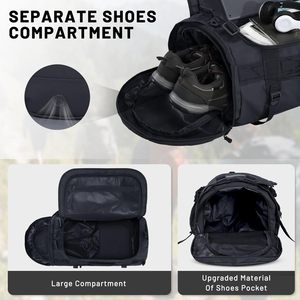 Grand <span class=keywords><strong>sac</strong></span> de voyage en polyester léger et résistant <span class=keywords><strong>à</strong></span> l'eau, <span class=keywords><strong>sac</strong></span> <span class=keywords><strong>à</strong></span> <span class=keywords><strong>dos</strong></span> de mode pour les voyages, le camping, la gym, les sports - Product Image 3