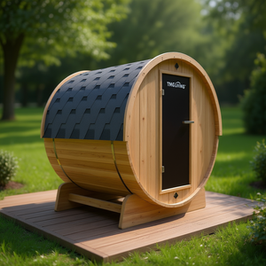 Sauna en cèdre extérieur TMG LIVING pour 3 personnes, modèle chauffage électrique D0100X3RWP6 - Product Image 2