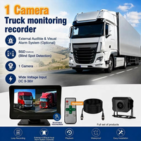Système de caméra pour camion, bus, chariot élévateur, voiture, 1080P/720P, haute définition, vision nocturne, 9-36V, moniteur AHD 7 pouces, système de caméra de recul