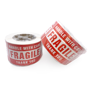 Vente chaude 5 "x 3" 500 étiquettes poignée auto-adhésive avec étiquette d'avertissement d'expédition d'entretien étiquette fragile - Product Image 2