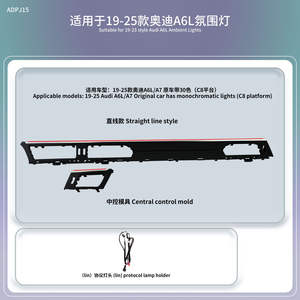 Nueva Luz Ambiental Dinámica Star 2025 para Audi A6 C8 2019-2025 Versión Europea, Iluminación LED Interior, Accesorios para el Tablero - Product Image 5
