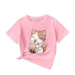 <span class=keywords><strong>Camisetas</strong></span> Personalizadas con Estampado <span class=keywords><strong>de</strong></span> <span class=keywords><strong>Gatos</strong></span> <span class=keywords><strong>para</strong></span> <span class=keywords><strong>Niñas</strong></span>, <span class=keywords><strong>Camisetas</strong></span> con Estampado <span class=keywords><strong>de</strong></span> Burbujas <span class=keywords><strong>de</strong></span> Té, <span class=keywords><strong>Camisetas</strong></span> Kawaii con Estampado <span class=keywords><strong>de</strong></span> Animales <span class=keywords><strong>de</strong></span> Dibujos Animados <span class=keywords><strong>para</strong></span> Niños, <span class=keywords><strong>Camisetas</strong></span> <span class=keywords><strong>de</strong></span> Verano <span class=keywords><strong>de</strong></span> Algodón - Product Image 2