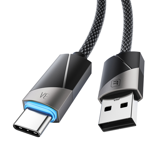 Toocki Smart 100W USB-C Cable Power-Off & Auto-Recharge & 5A Current E-Marker Chip for Overnight Charging