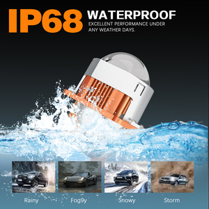 ไฟหน้าโปรเจคเตอร์แบบ Biled LED ขนาด 3 <span class=keywords><strong>นิ</strong></span>้ว รุ่น AKE F30 55W 15000LM รองรับหลอด H4 H7 9006 เลนส์ 3 <span class=keywords><strong>นิ</strong></span>้ว แบบปรับแต่งได้ - Product Image 4