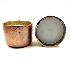Bougie artisanale en cire de coco, aromathérapie, design moderne, pot écologique, parfum lavande, décoration pour Diwali, mariage, maison - Product Image 1