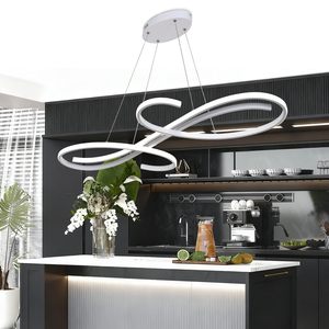 Lampadario <span class=keywords><strong>LED</strong></span> Dimmerabile Moderno con Altezza Regolabile per Soggiorno - Product Image 5