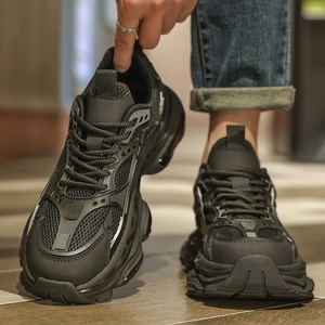 Zapatos Deportivos de Moda para Hombre, Transpirables, Ligeros, con Cordones, a Rayas, con Plataforma, Antideslizantes, Blancos, para Correr - Product Image 2